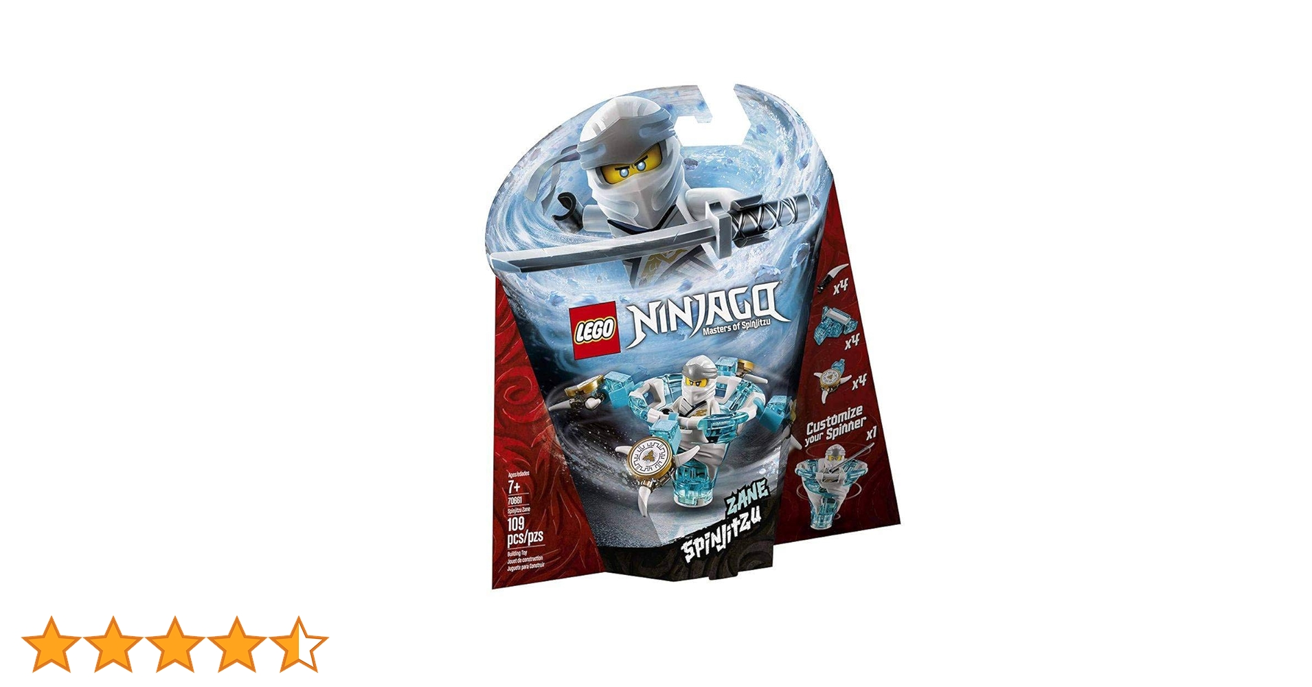LEGO-Ninjago Spinjitzu Zane 70661 Yapı Seti (109 adet) : Amazon